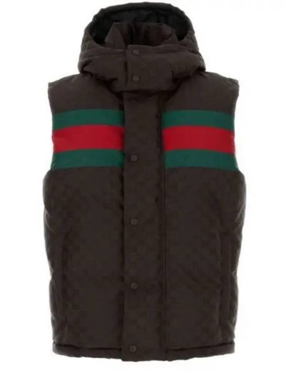 Hooded Down Vest Black - GUCCI - BALAAN 2