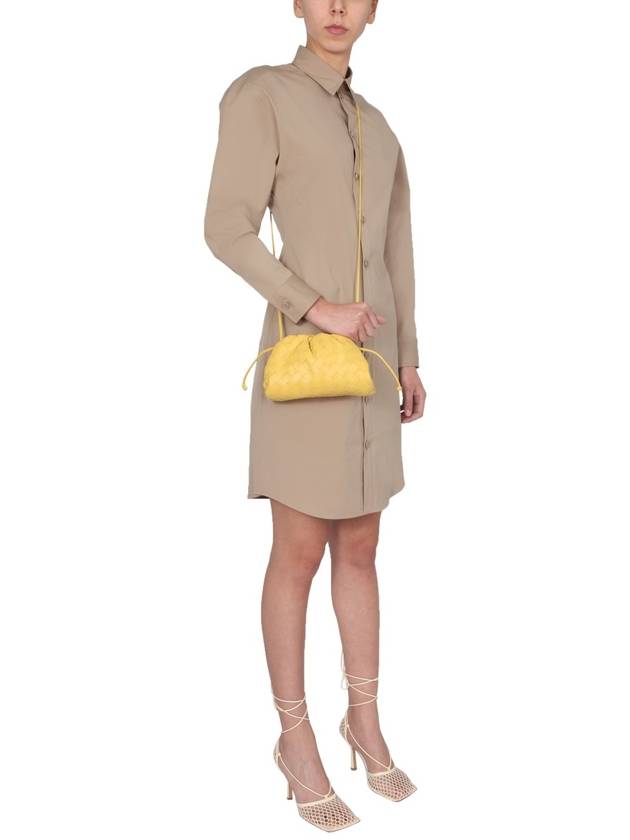 Button Up Shirt Midi Dress Beige - BOTTEGA VENETA - BALAAN 3