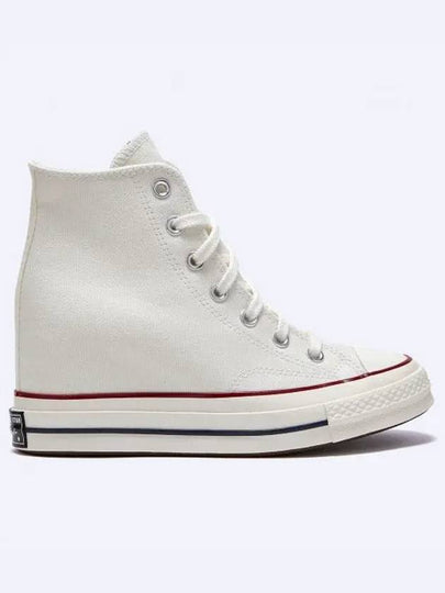 Chuck 70 Wedge High Top Sneakers Egret - CONVERSE - BALAAN 2