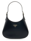 Medium Leather Shoulder Bag Black - PRADA - BALAAN 2