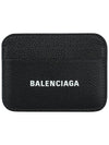 Cash Logo 2 Fold Card Wallet Black - BALENCIAGA - BALAAN 2