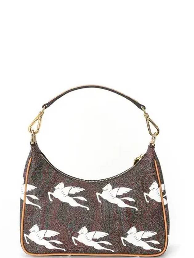 Stampa Pegasus Shoulder Bag Brown White - ETRO - BALAAN 4