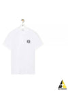 Anagram Crew Neck Cotton Short Sleeve T Shirt White - LOEWE - BALAAN 2