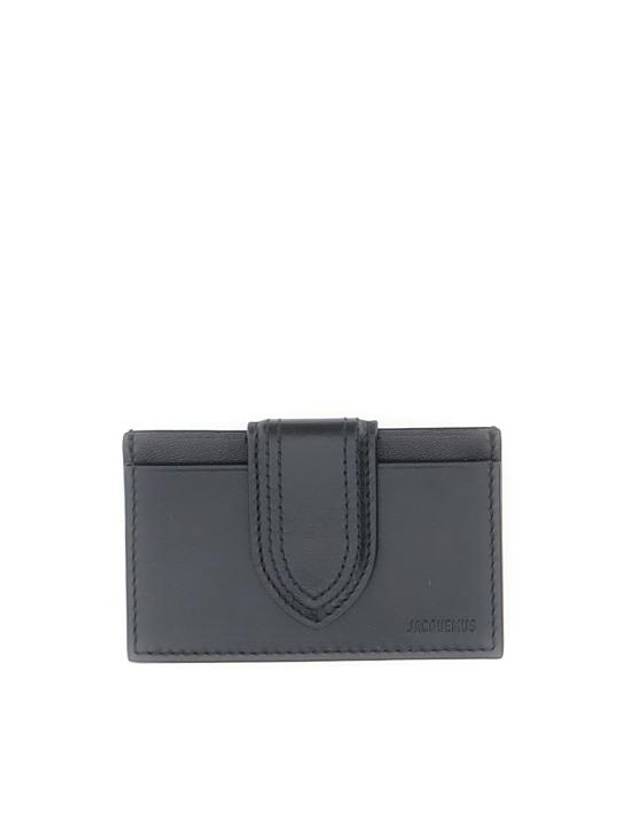 Le Porte Carte Bambino Flap Card Wallet  Black - JACQUEMUS - BALAAN 3