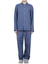 Poplin Striped Pajamas Long Sleeve Shirt SWT VS - TEKLA - BALAAN 9