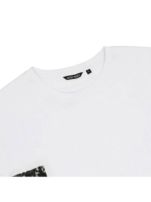 IKALOOK Printing Color Scheme White Round Short Sleeve T-Shirt STEE164 - IKALOOOK - BALAAN 4