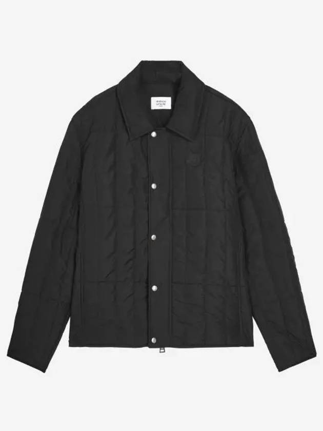 Quilted Jacket Black - MAISON KITSUNE - BALAAN 2