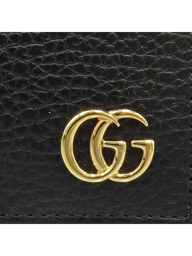 598588 Black leather GG Marmont passport wallet - GUCCI - BALAAN 3