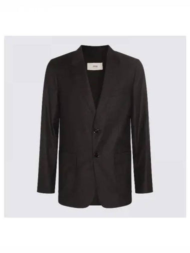 Ami single breasted wool jacket - AMI - BALAAN 1