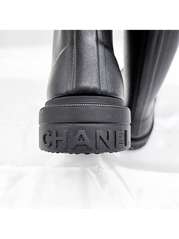 Rain Boots Rubber Black G39620 - CHANEL - BALAAN 6