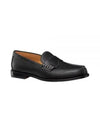 Granville Grained Calfskin Loafers Black - DIOR - BALAAN 2