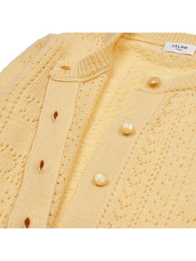 cardigan 2ADII907Z 11JA YELLOW - CELINE - BALAAN 10