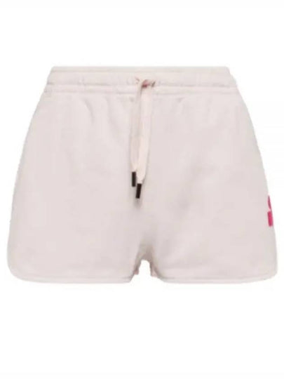 Mifa Logo Print Cotton Shorts Light Pink - ISABEL MARANT - BALAAN 2