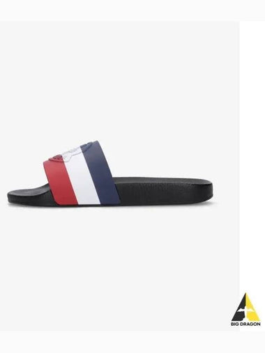 Logo Emboss Stripe Slide Black I209A4C0003001A49998 - MONCLER - BALAAN 1