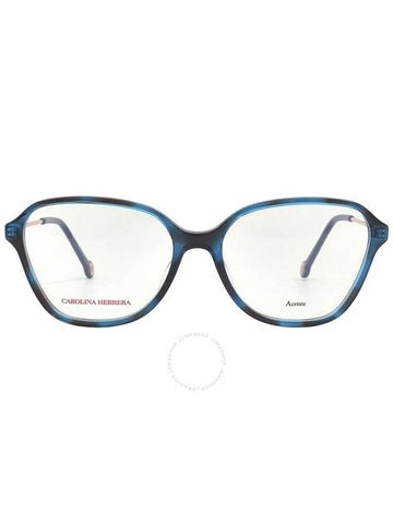 Carolina Herrera Demo Geometric Ladies Eyeglasses HER 0117 0JBW 55 - CAROLINA HERRERA - BALAAN 1