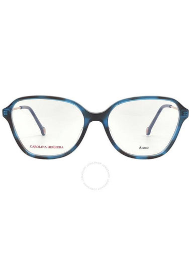 Carolina Herrera Demo Geometric Ladies Eyeglasses HER 0117 0JBW 55 - CAROLINA HERRERA - BALAAN 1