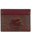 Tesuto Paisley Card Wallet Brown - ETRO - BALAAN 3