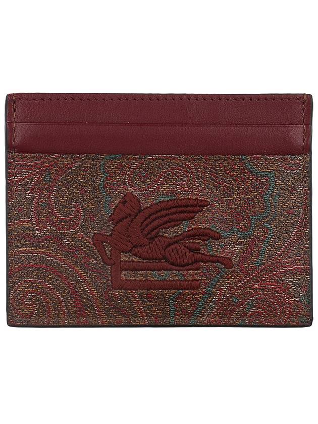 Tesuto Paisley Card Wallet Brown - ETRO - BALAAN 3