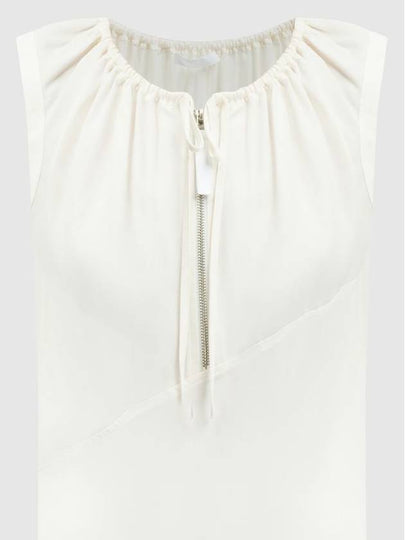 Drawstring Sleeveless Ivory - HELMUT LANG - BALAAN 2