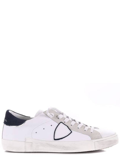 PRSX Navy Tab Low Top Sneakers White - PHILIPPE MODEL - BALAAN 2