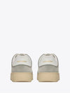 SL 61 Suede Low Top Sneakers White - SAINT LAURENT - BALAAN 4