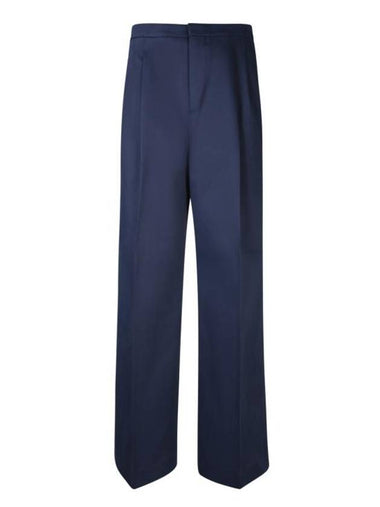 Men s Wide Pants Navy Blue - AMI - BALAAN 1