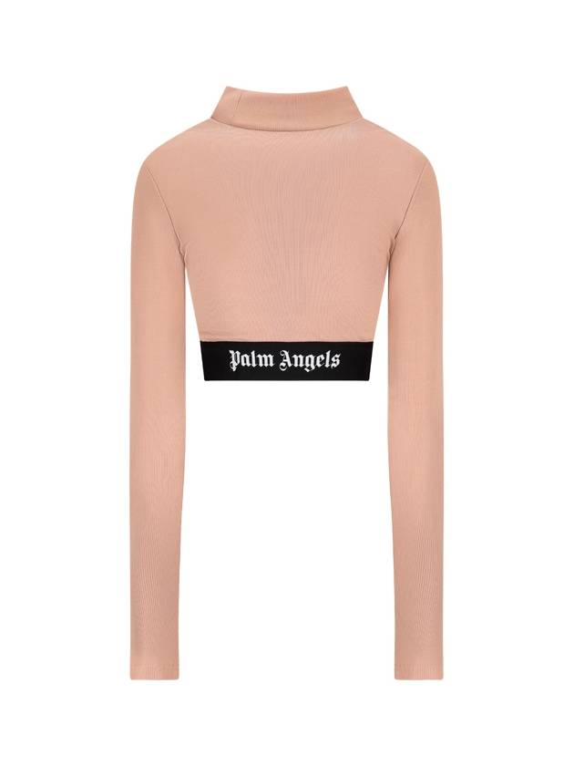 23 fw Crop Top WITH Logo PWAB040F23FAB0016210 B0040497726 - PALM ANGELS - BALAAN 3