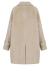 Mars wool hidden button half coat milk beige MARS12MB - RAMUSTUDIO - BALAAN 3