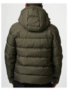 double front hooded down jacket khaki - FAY - BALAAN 5