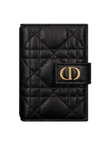 Cargo Vertical Calfskin Card Wallet Black - DIOR - BALAAN 1