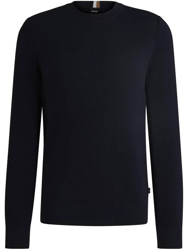 Crew Neck Cotton Sweater 50506022 - HUGO BOSS - BALAAN 2