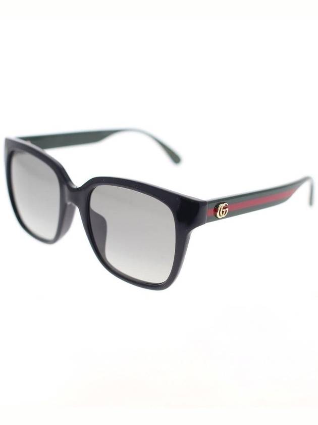 Eyewear Logo Web Sunglasses Black - GUCCI - BALAAN 3