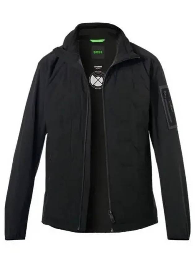 Bane Zip-Up Jacket Black - HUGO BOSS - BALAAN 2