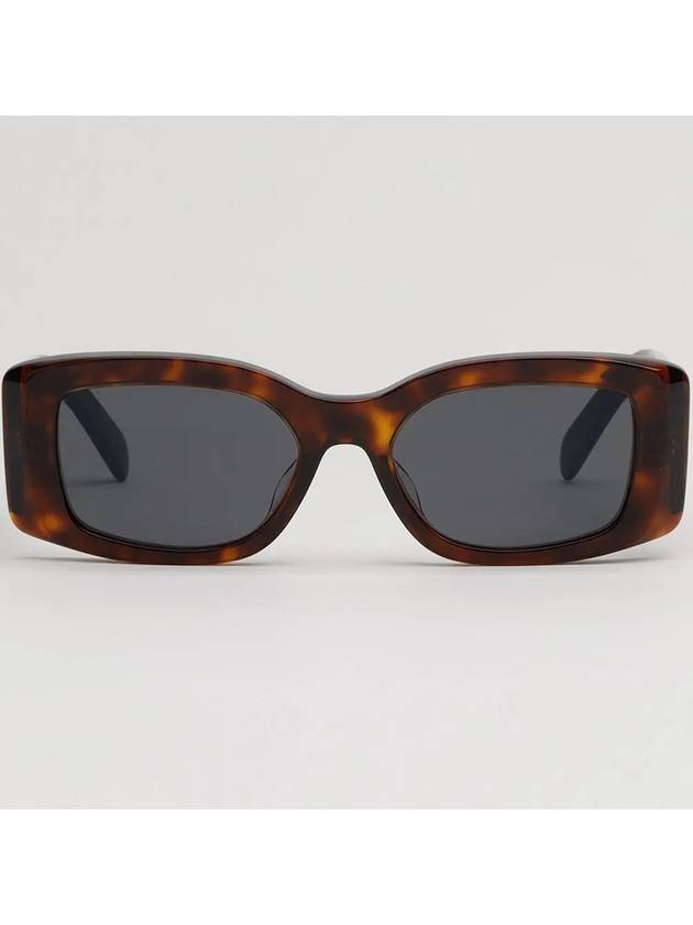 Eyewear Square Acetate Sunglasses Dark Havana - CELINE - BALAAN 4