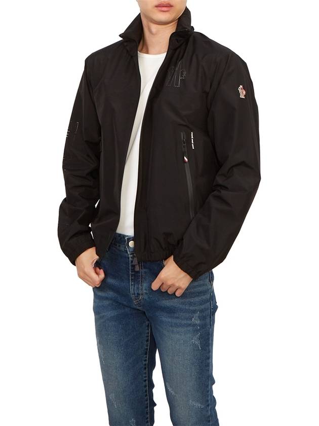 Grenoble Vieille Zip-Up Jacket Black - MONCLER - BALAAN 6