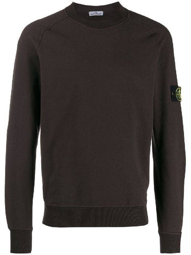 Wappen Crew Neck Sweatshirt Dark Brown - STONE ISLAND - BALAAN 1