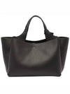 T Timeless Leather Small Tote Bag Black - TOD'S - BALAAN 5