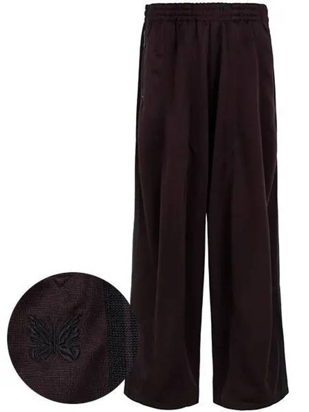 H.D Poly Smooth Track Wide Pants Dark Purple - NEEDLES - BALAAN 2