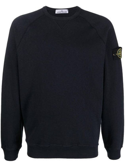 OLD Treatment Wappen Patch Crew Neck Sweatshirt Navy - STONE ISLAND - BALAAN 2