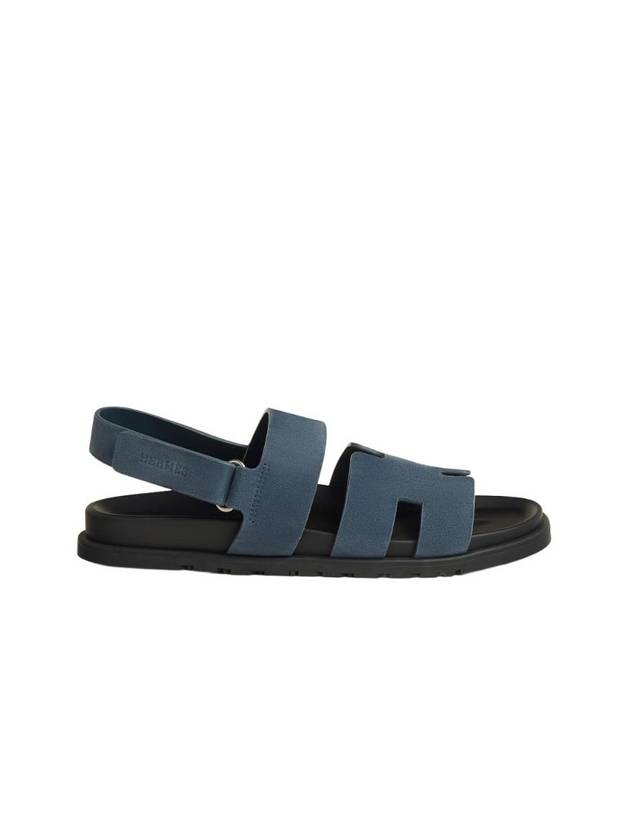 Genius Sandals Suede Goatskin Blue Celeste - HERMES - BALAAN 1