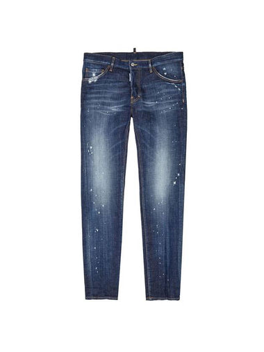 Men's Paint Spot Cool Guy Jeans  Blue - DSQUARED2 - BALAAN 1