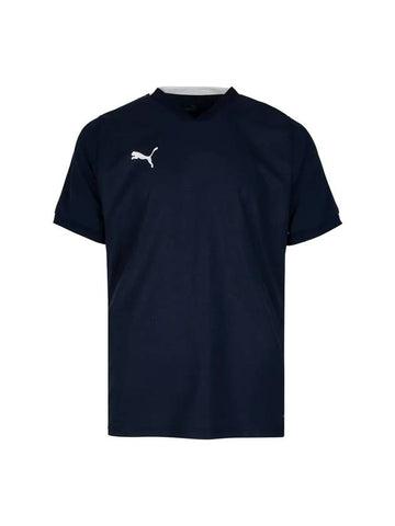 Team Cup Jersey Short Sleeve T-Shirt Navy - PUMA - BALAAN 1