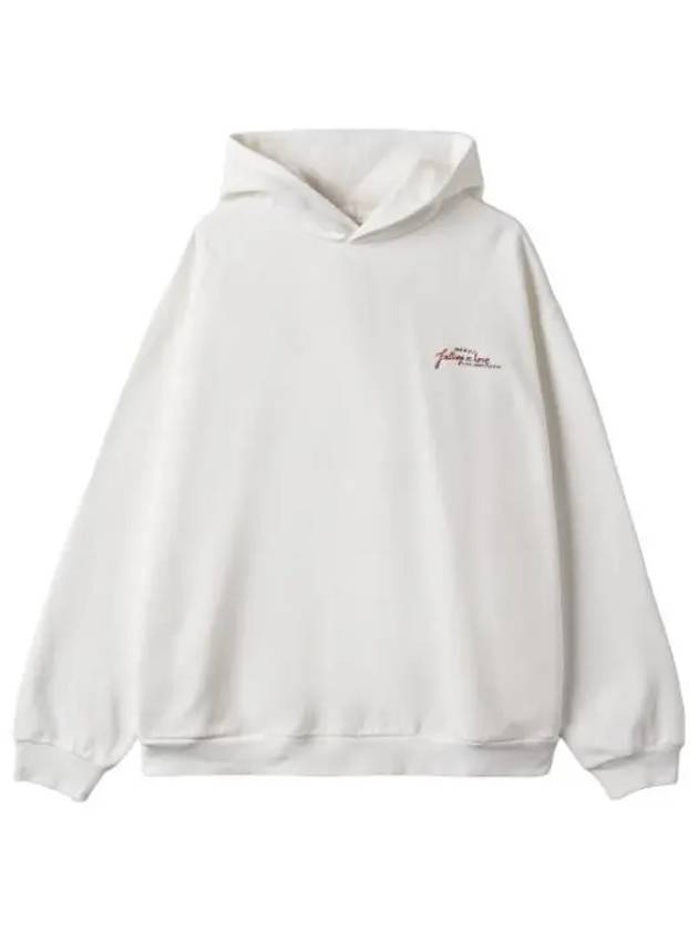 Logo Cotton Hooded Top White - MARNI - BALAAN 2