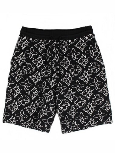 Struttic Quilted Flower Shorts Pants L - LOUIS VUITTON - BALAAN 1