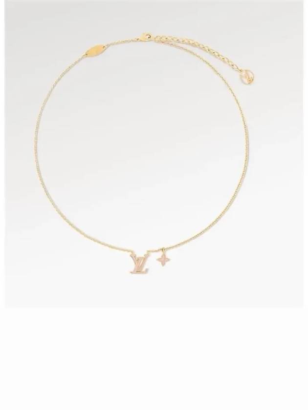 LV Iconic Enamel Necklace Gold - LOUIS VUITTON - BALAAN 2