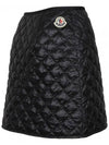 2D00008 788L9 999 Diamond Quilted Padded Mini Skirt - MONCLER - BALAAN 2