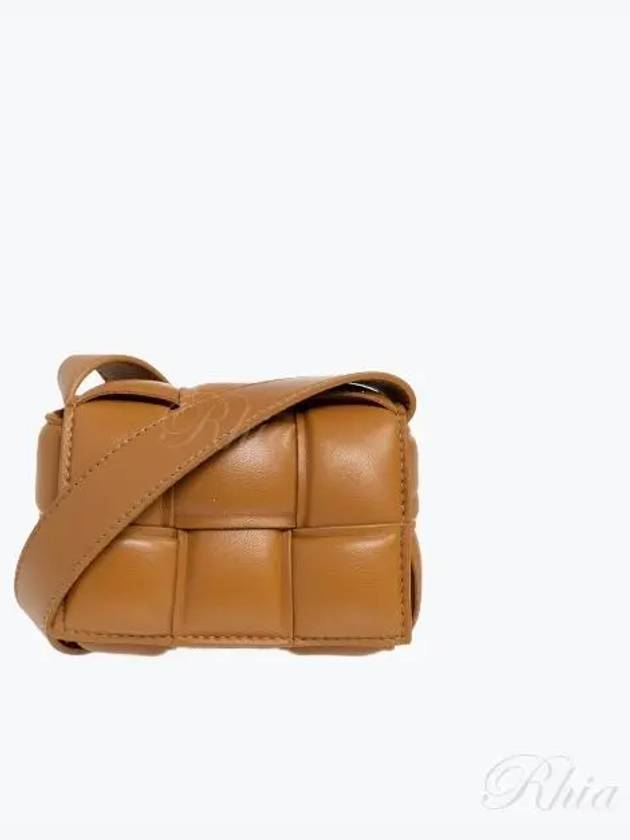 Candy Cassette Padded Mini Cross Bag Brown - BOTTEGA VENETA - BALAAN 2