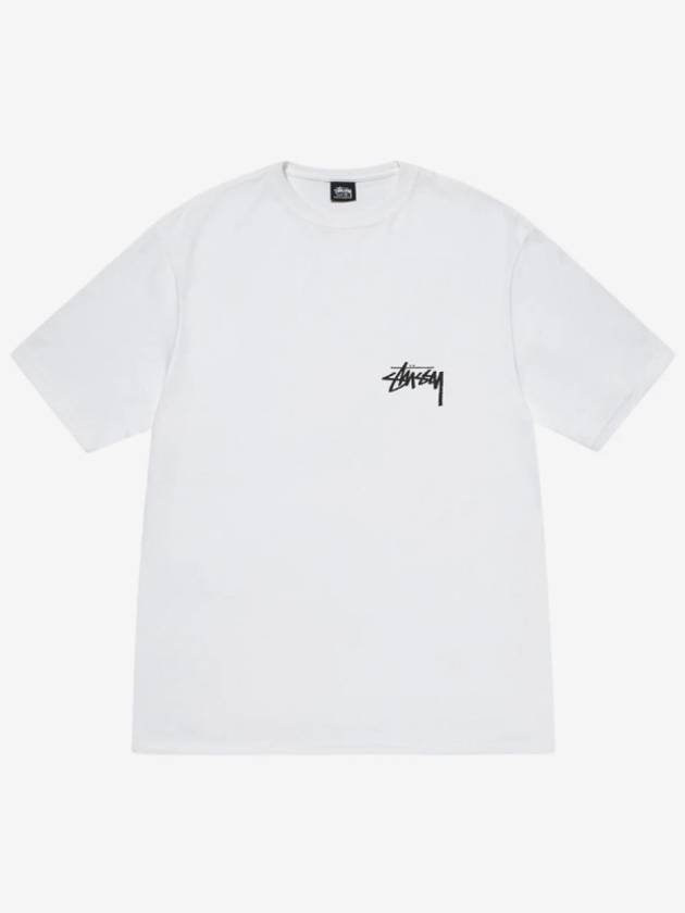 Cherries Short Sleeve T-Shirt White - STUSSY - BALAAN 3