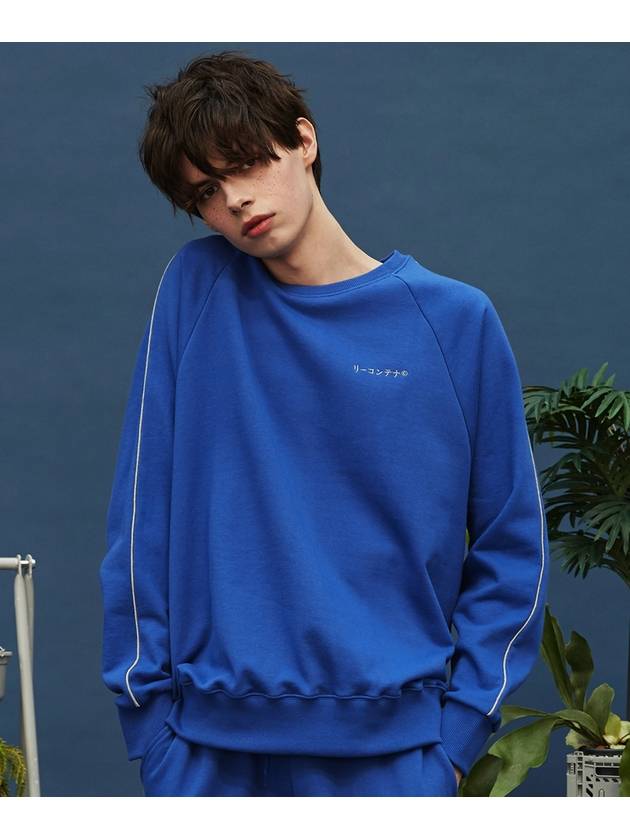 Recon Piping MTM Sweatshirt Cobalt Blue - REPLAYCONTAINER - BALAAN 2