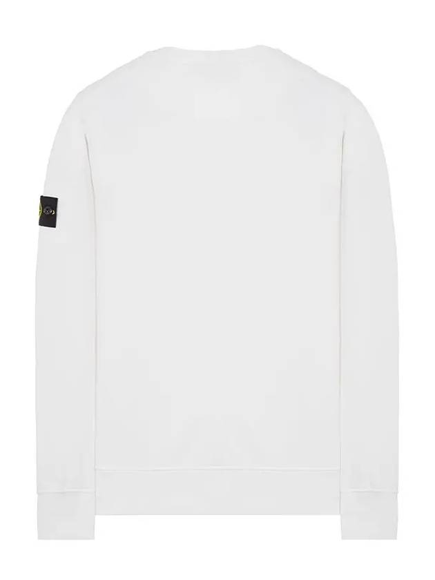 Compass Patch Cotton Sweatshirt White - STONE ISLAND - BALAAN 3